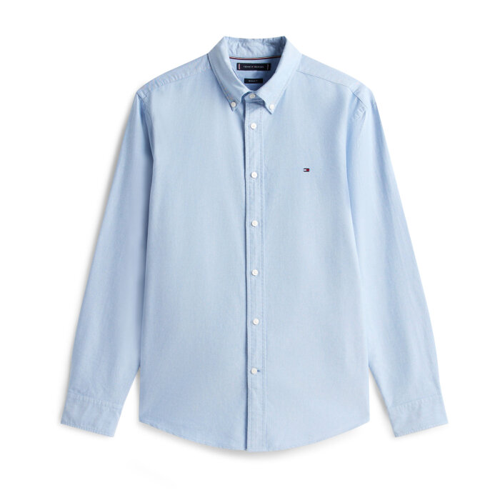Tommy Hilfiger  - Tommy Hilfiger -  Solid heritage oxford | Skjorte Shirt Blue