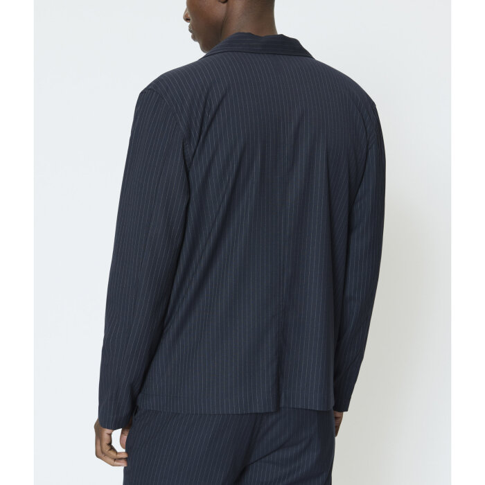 Matinique - Matinique - Landen | Overshirt Navy Pinstripe
