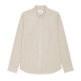 LES DEUX - Les Deux - Konrad striped shirt | Skjorte Light Sand