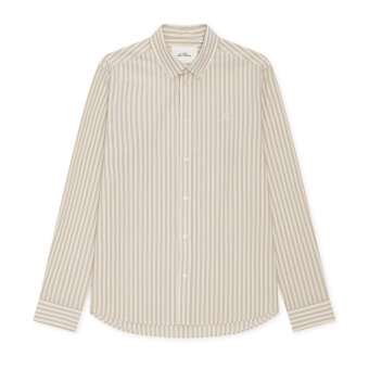 LES DEUX - Les Deux - Konrad striped shirt | Skjorte Light Sand LES DEUX - Les Deux - Konrad striped shirt | Skjorte Light Sand