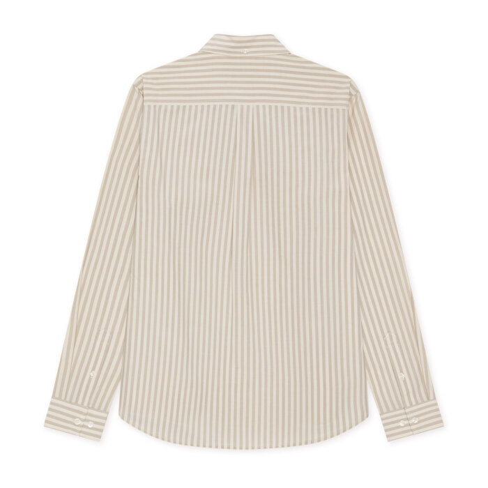 LES DEUX - Les Deux - Konrad striped shirt | Skjorte Light Sand