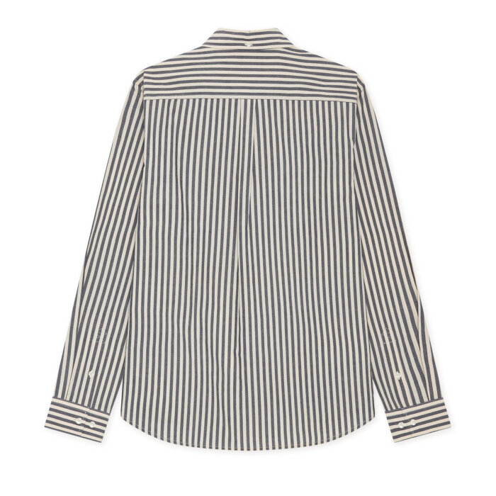 LES DEUX - Les Deux - Konrad striped shirt | Skjorte Dark Navy