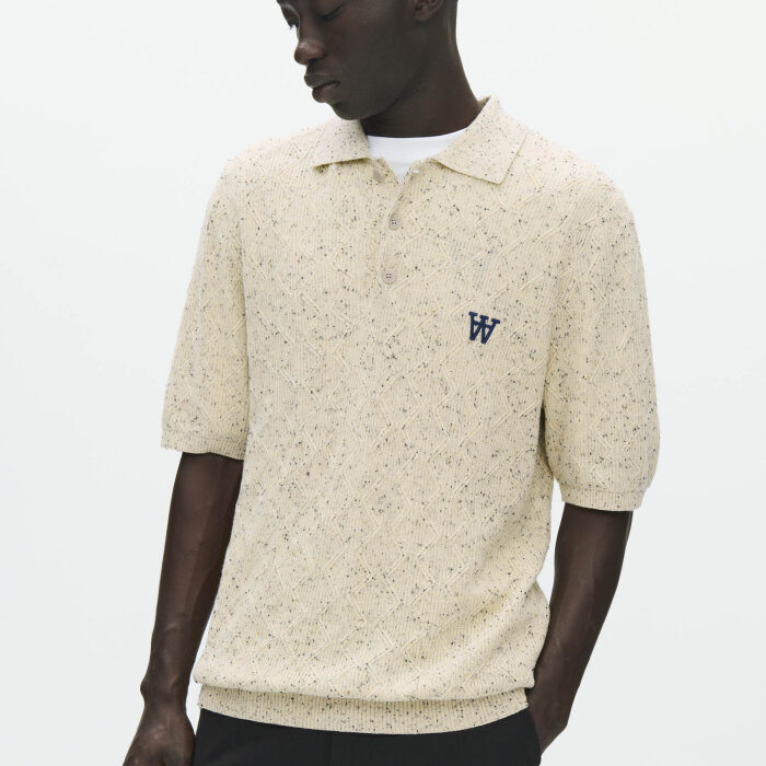 Double A by Wood Wood - Wood Wood - Lamin | Polo T-shirt Moonstruck