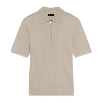 Matinique - Matinique - Polo knit | Polo t-shirt Plaza Taupe