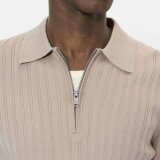 Matinique - Matinique - Polo knit | Polo t-shirt Plaza Taupe