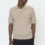 Matinique - Matinique - Polo knit | Polo t-shirt Plaza Taupe