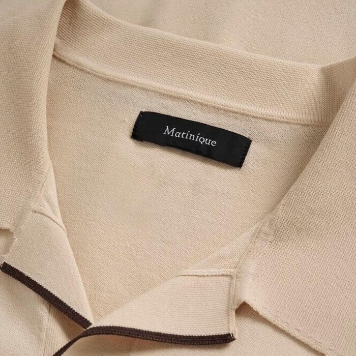 Matinique - Matinique - Polomin knit | Polo T-shirt Fog