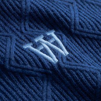 Double A by Wood Wood - Wood Wood - Lamin | Polo T-shirt Navy Peony