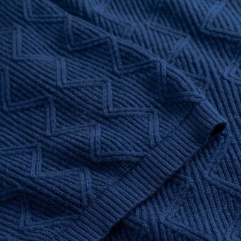 Double A by Wood Wood - Wood Wood - Lamin | Polo T-shirt Navy Peony