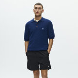 Double A by Wood Wood - Wood Wood - Lamin | Polo T-shirt Navy Peony Double A by Wood Wood - Wood Wood - Lamin | Polo T-shirt Navy Peony