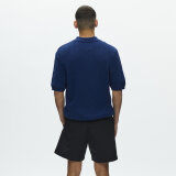 Double A by Wood Wood - Wood Wood - Lamin | Polo T-shirt Navy Peony Double A by Wood Wood - Wood Wood - Lamin | Polo T-shirt Navy Peony