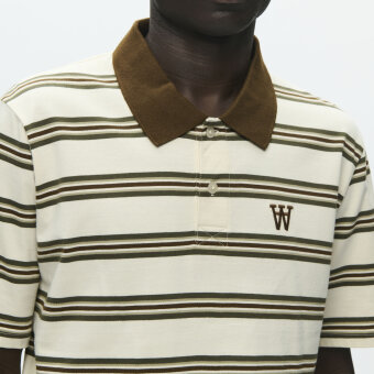 Double A by Wood Wood - Wood Wood - Colton | Polo T-shirt Desert Palm