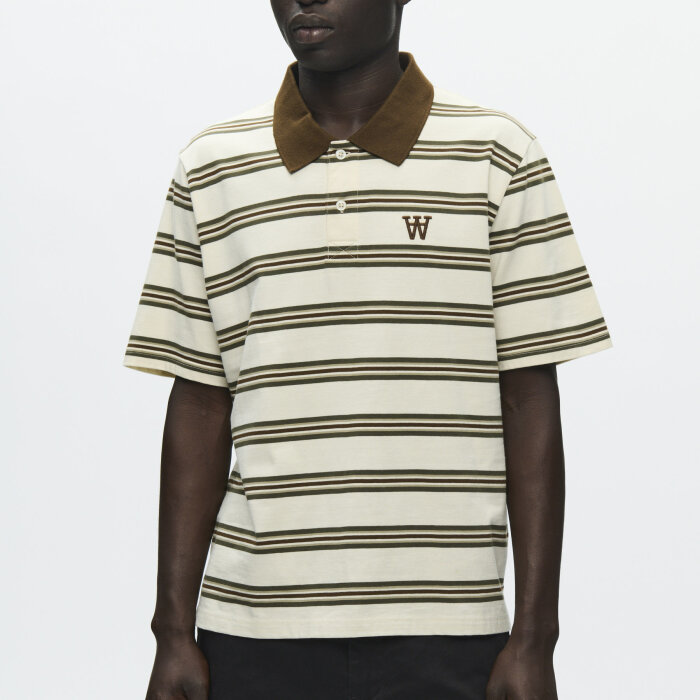 Double A by Wood Wood - Wood Wood - Colton | Polo T-shirt Desert Palm