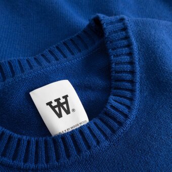 Double A by Wood Wood - Wood Wood - Tay sweater | Strik Navy Peony