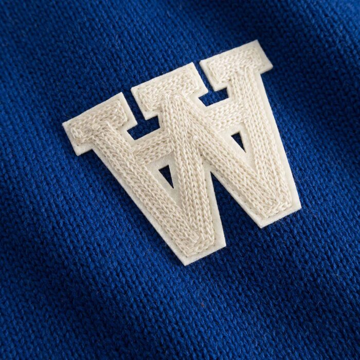 Double A by Wood Wood - Wood Wood - Tay sweater | Strik Navy Peony