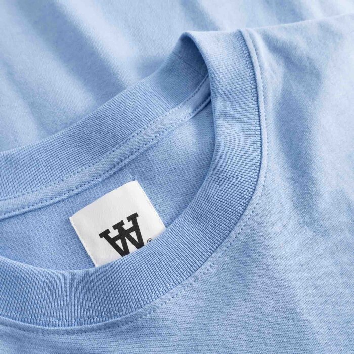 Double A by Wood Wood - Wood Wood - Liam AA chest tee | T-shirt Azurine