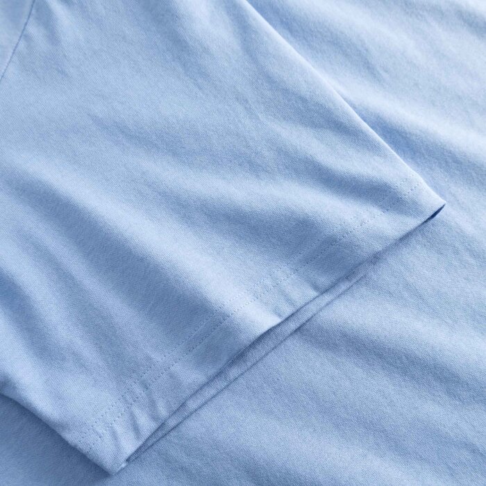 Double A by Wood Wood - Wood Wood - Liam AA chest tee | T-shirt Azurine