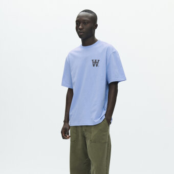 Double A by Wood Wood - Wood Wood - Liam AA chest tee | T-shirt Azurine
