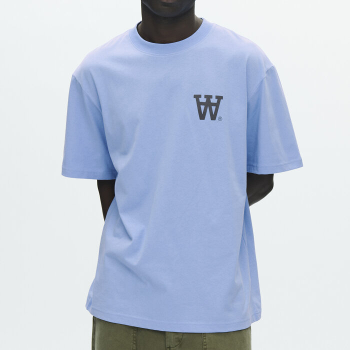 Double A by Wood Wood - Wood Wood - Liam AA chest tee | T-shirt Azurine