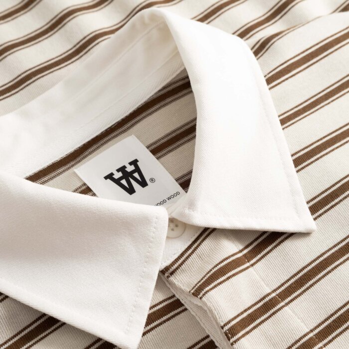 Double A by Wood Wood - Wood Wood - Landon | Polo T-shirt Desert Palm