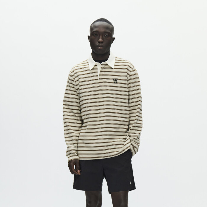Double A by Wood Wood - Wood Wood - Landon | Polo T-shirt Desert Palm