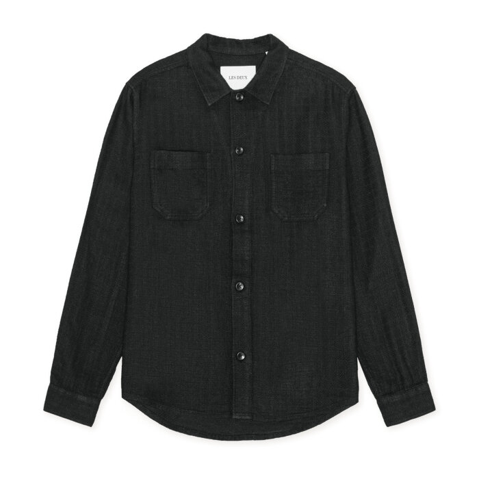 LES DEUX - Les Deux - Hamilton | Overshirt Black