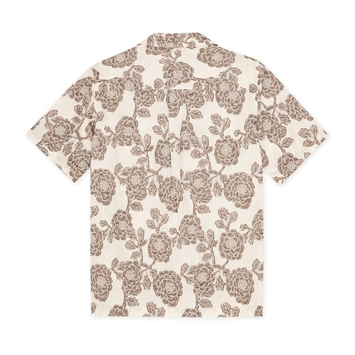 LES DEUX - Les Deux - Lesley flower shirt | K/Æ Skjorte Ivory