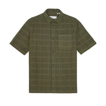 LES DEUX - Les Deux - Charlie shirt | K/Æ Skjorte Olive Night