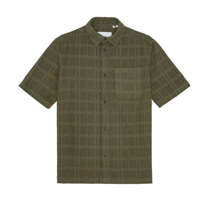 LES DEUX - Les Deux - Charlie shirt | K/Æ Skjorte Olive Night