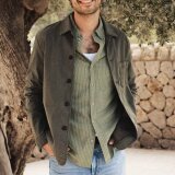 Mos Mosh Gallery - Mos Mosh - Conor Darwin | Overshirt Grape Leaf