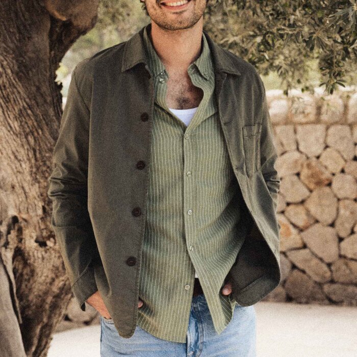 Mos Mosh Gallery - Mos Mosh - Conor Darwin | Overshirt Grape Leaf