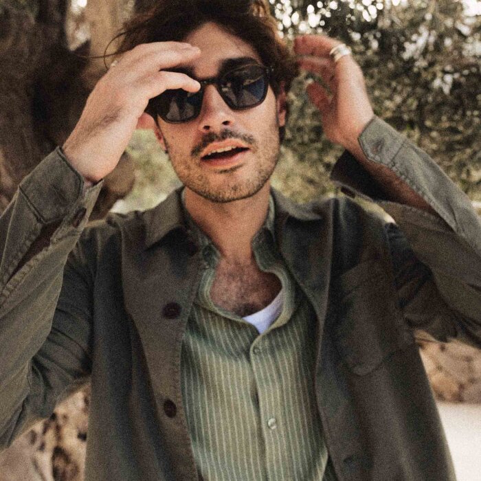 Mos Mosh Gallery - Mos Mosh - Conor Darwin | Overshirt Grape Leaf