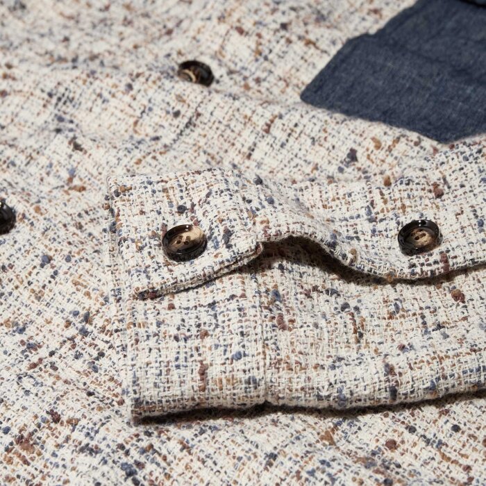 Mos Mosh Gallery - Mos Mosh - Wilson Nep | Overshirt Ecru