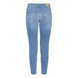 Pulz Jeans ( Dame )  - PULZ - PZCARMEN EMB. HW SKINNY | JEANS LIGHT BLUE DENIM 