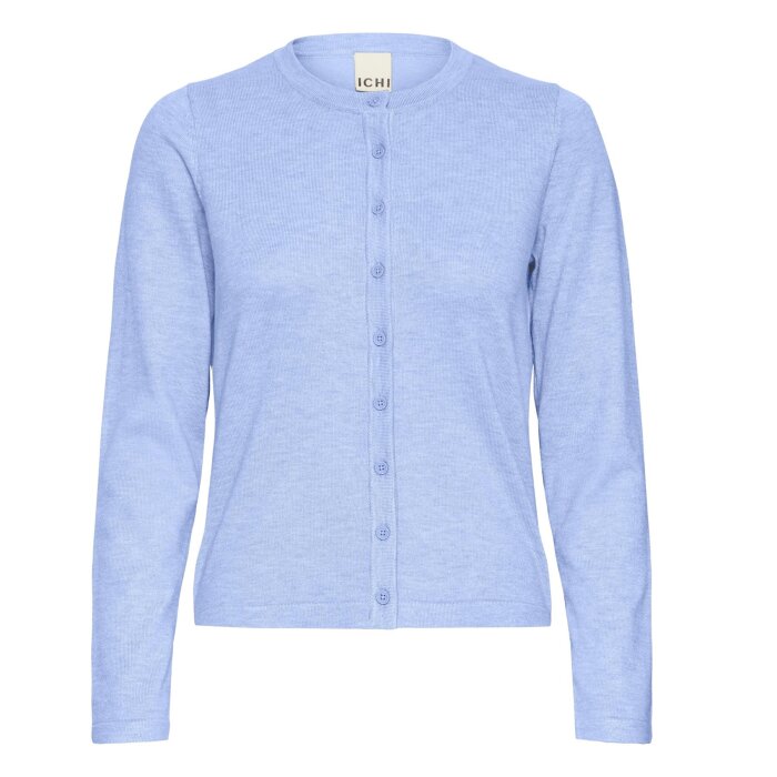 ICHI ( Dame ) - ICHI - IHLULS O-NECK CA | CARDIGAN 153932 BEL AIR BLUE