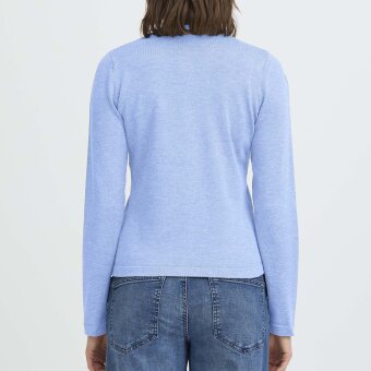 ICHI ( Dame ) - ICHI - IHLULS O-NECK CA | CARDIGAN 153932 BEL AIR BLUE