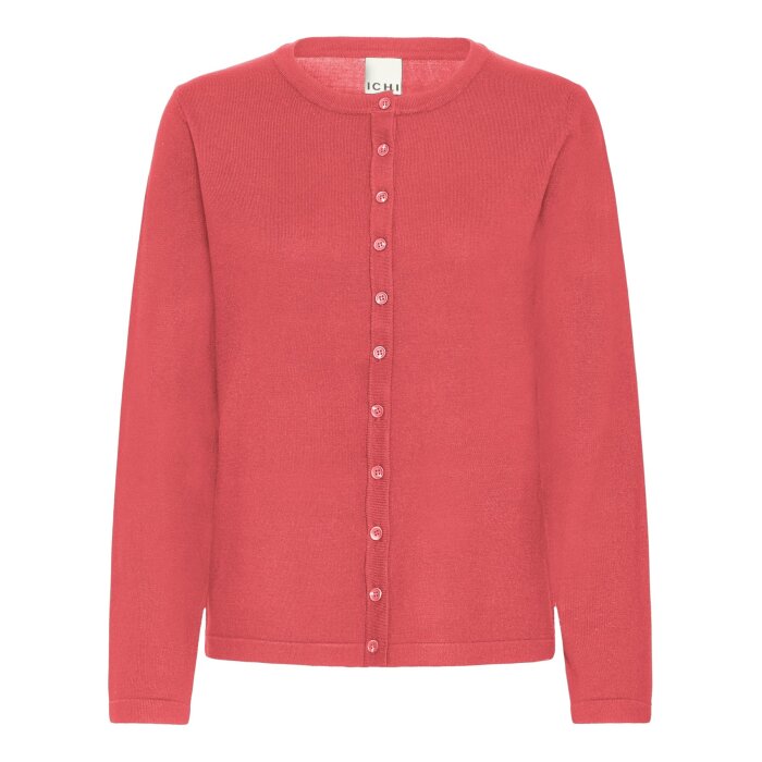 ICHI ( Dame ) - ICHI - IHLULS O-NECK CA | CARDIGAN TEABERRY