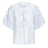 ICHI ( Dame ) - ICHI - IHHETTA SH | SKJORTE POWDER BLUE CHECK