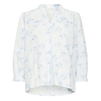 Pulz Jeans ( Dame )  - PULZ - PZBELLAROSE BLOUSE | SKJORTE COASTAL FJORD