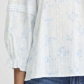 Pulz Jeans ( Dame )  - PULZ - PZBELLAROSE BLOUSE | SKJORTE COASTAL FJORD