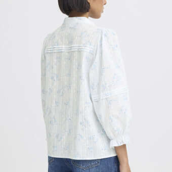 Pulz Jeans ( Dame )  - PULZ - PZBELLAROSE BLOUSE | SKJORTE COASTAL FJORD