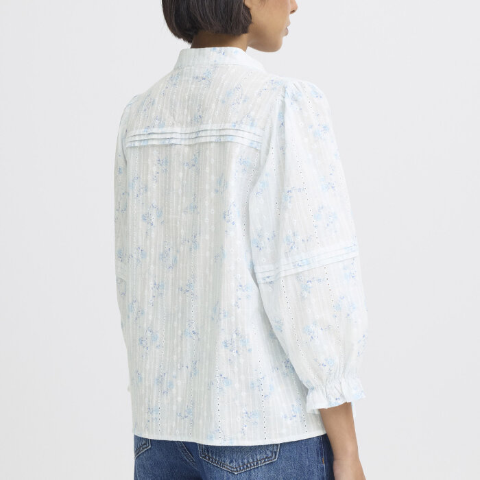 Pulz Jeans ( Dame )  - PULZ - PZBELLAROSE BLOUSE | SKJORTE COASTAL FJORD