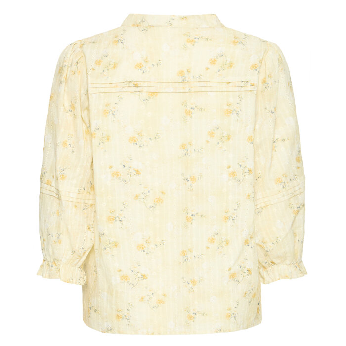 Pulz Jeans ( Dame )  - PULZ - PZBELLAROSE BLOUSE | SKJORTE OCHRE