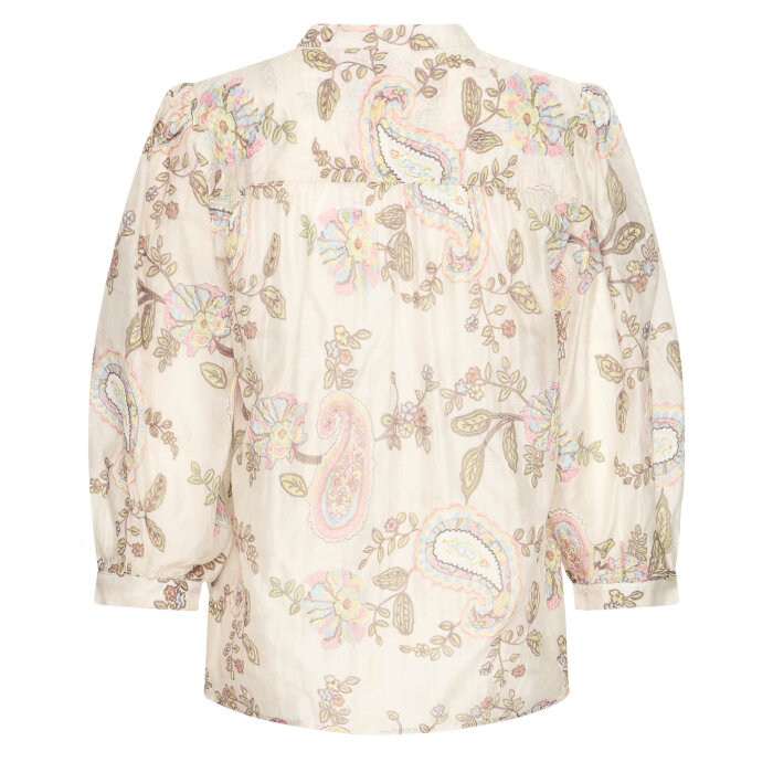 Pulz Jeans ( Dame )  - PULZ - PZBECKETT BLOUSE | SKJORTE CLOUD DANCER