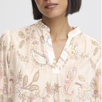 Pulz Jeans ( Dame )  - PULZ - PZBECKETT BLOUSE | SKJORTE CLOUD DANCER