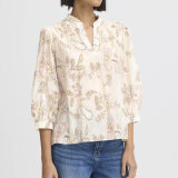 Pulz Jeans ( Dame )  - PULZ - PZBECKETT BLOUSE | SKJORTE CLOUD DANCER