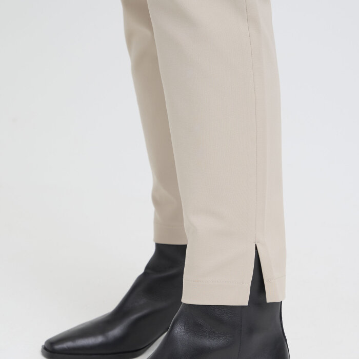 Pulz Jeans ( Dame )  - PULZ - PZBINDY HW PANT ANKL | BUKSER PURE CASHMERE 