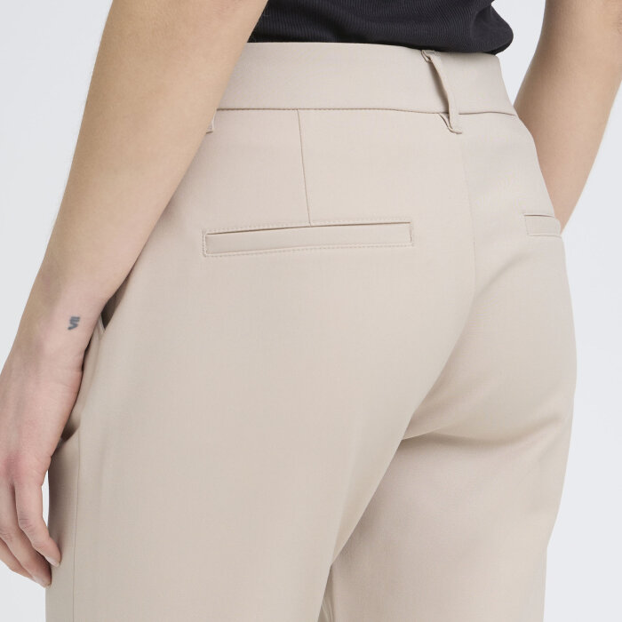 Pulz Jeans ( Dame )  - PULZ - PZBINDY HW PANT ANKL | BUKSER PURE CASHMERE 