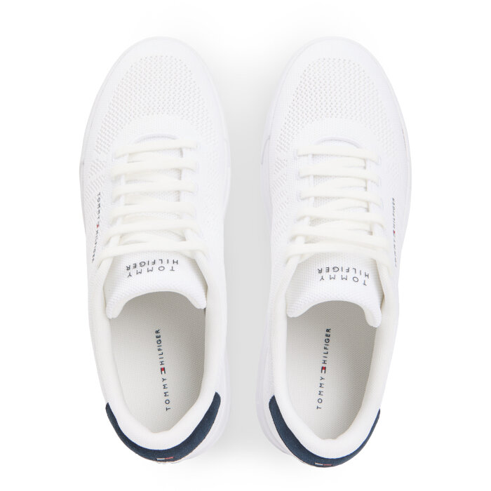 Tommy Hilfiger  - Tommy Hilfiger - Court knit trainers | Sneakers White