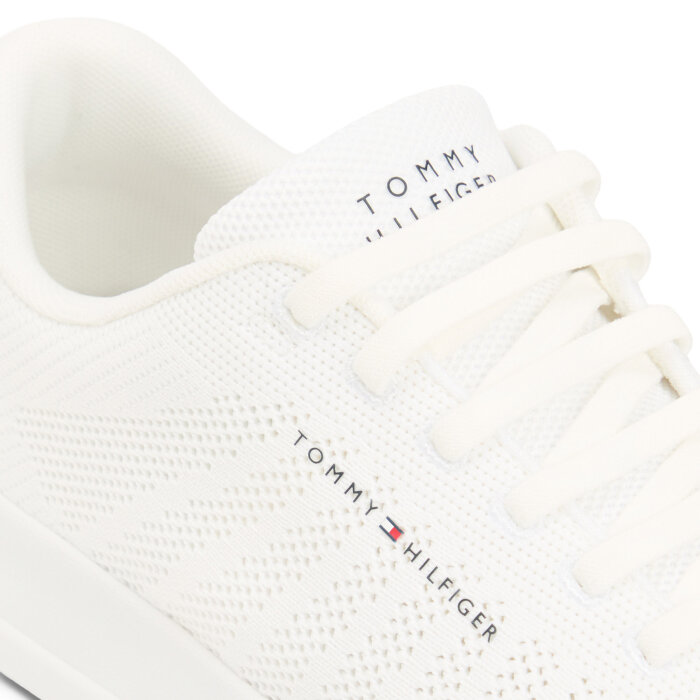 Tommy Hilfiger  - Tommy Hilfiger - Court knit trainers | Sneakers White